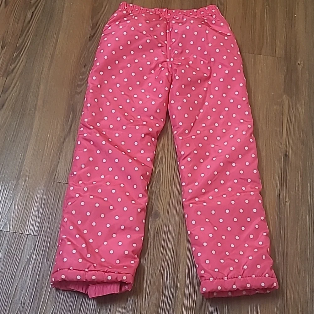 Gymboree Pink Winter‎ Bottoms with White Dots used good condition.